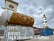 Oktoberfest 2023 Aufbau - Tag 08 (Dienstag 18.07.2023) (©Fto:Martin Schmitz)